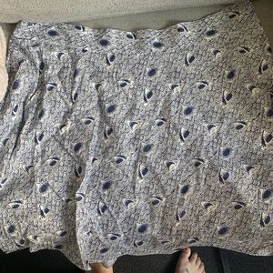 ModCloth high waisted shark print skirt NWOT